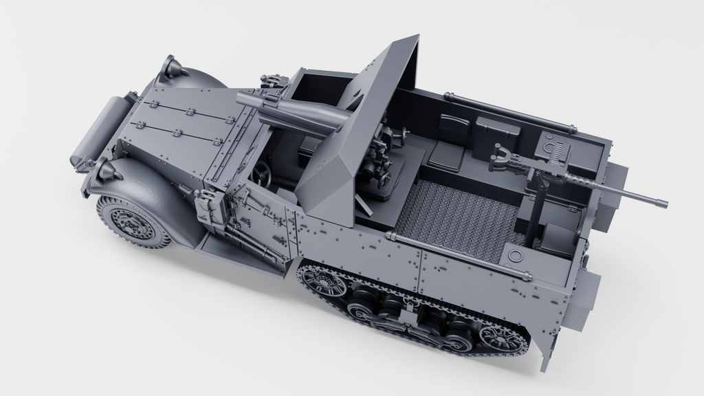 WG3D Halftrack T30 75mm HMC or T19 HMC Half-tracks (US, WW2)