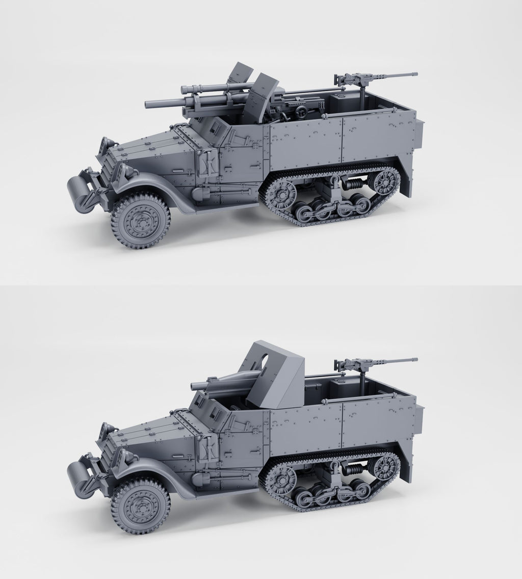 WG3D Halftrack T30 75mm HMC or T19 HMC Half-tracks (US, WW2)