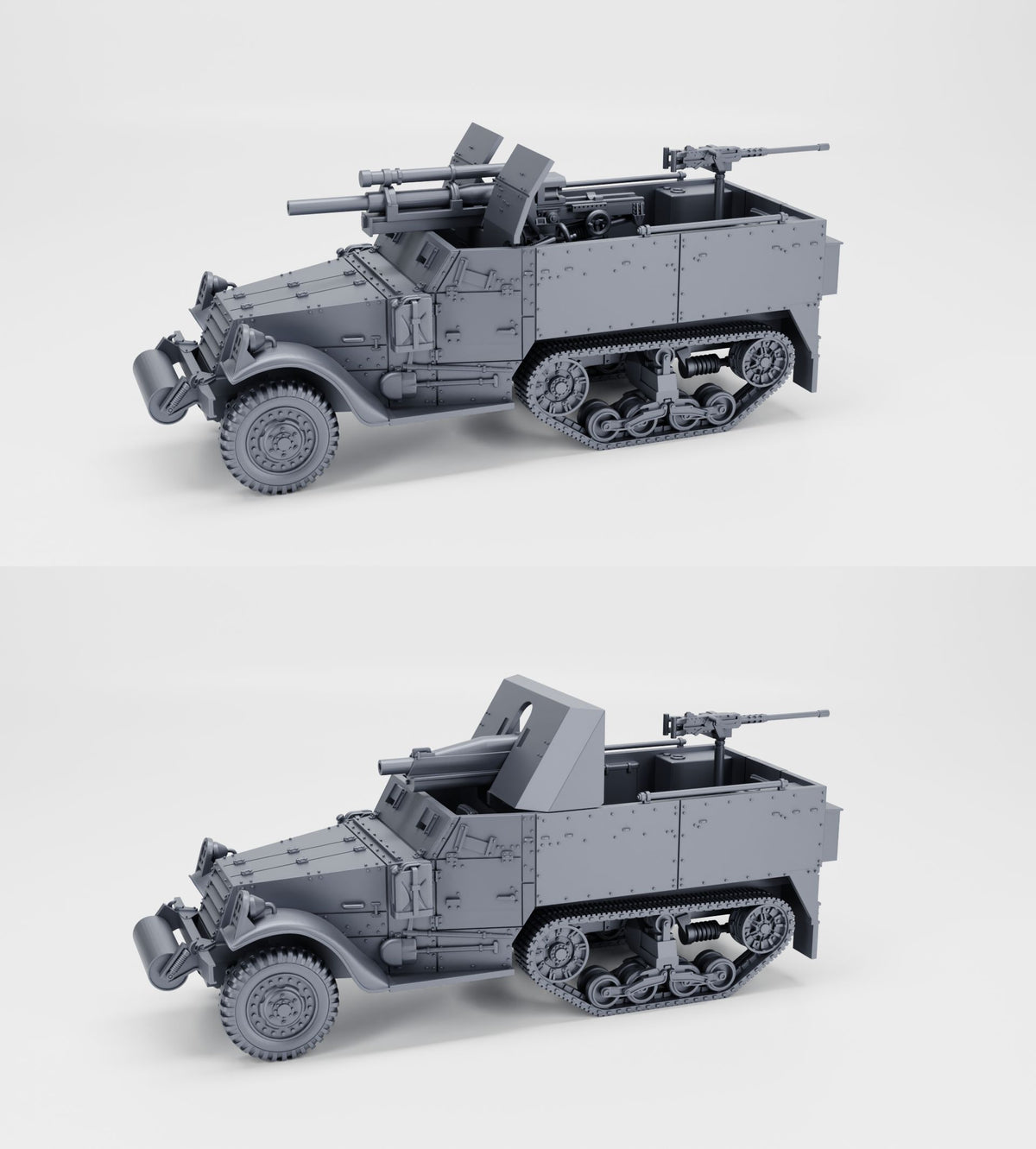 WG3D Halftrack T30 75mm HMC or T19 HMC Half-tracks (US, WW2)