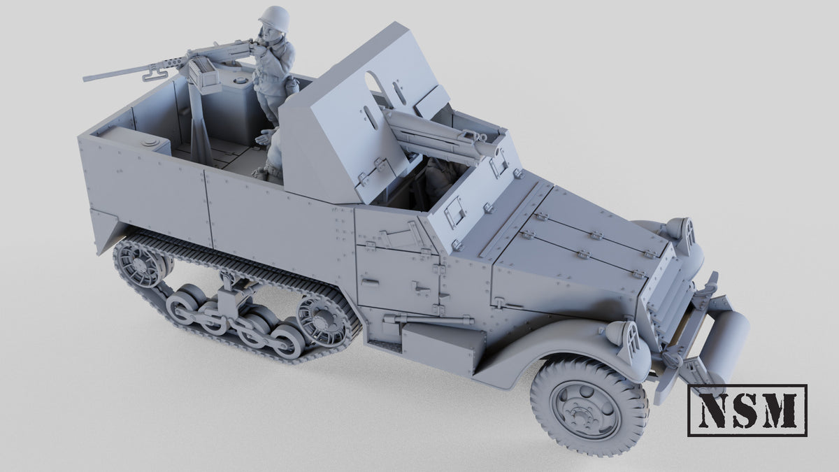 NSM T30 75mm Howitzer Halftrack (USA, WW2)