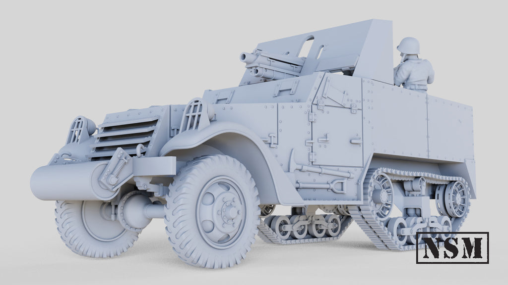 NSM T30 75mm Howitzer Halftrack (USA, WW2)