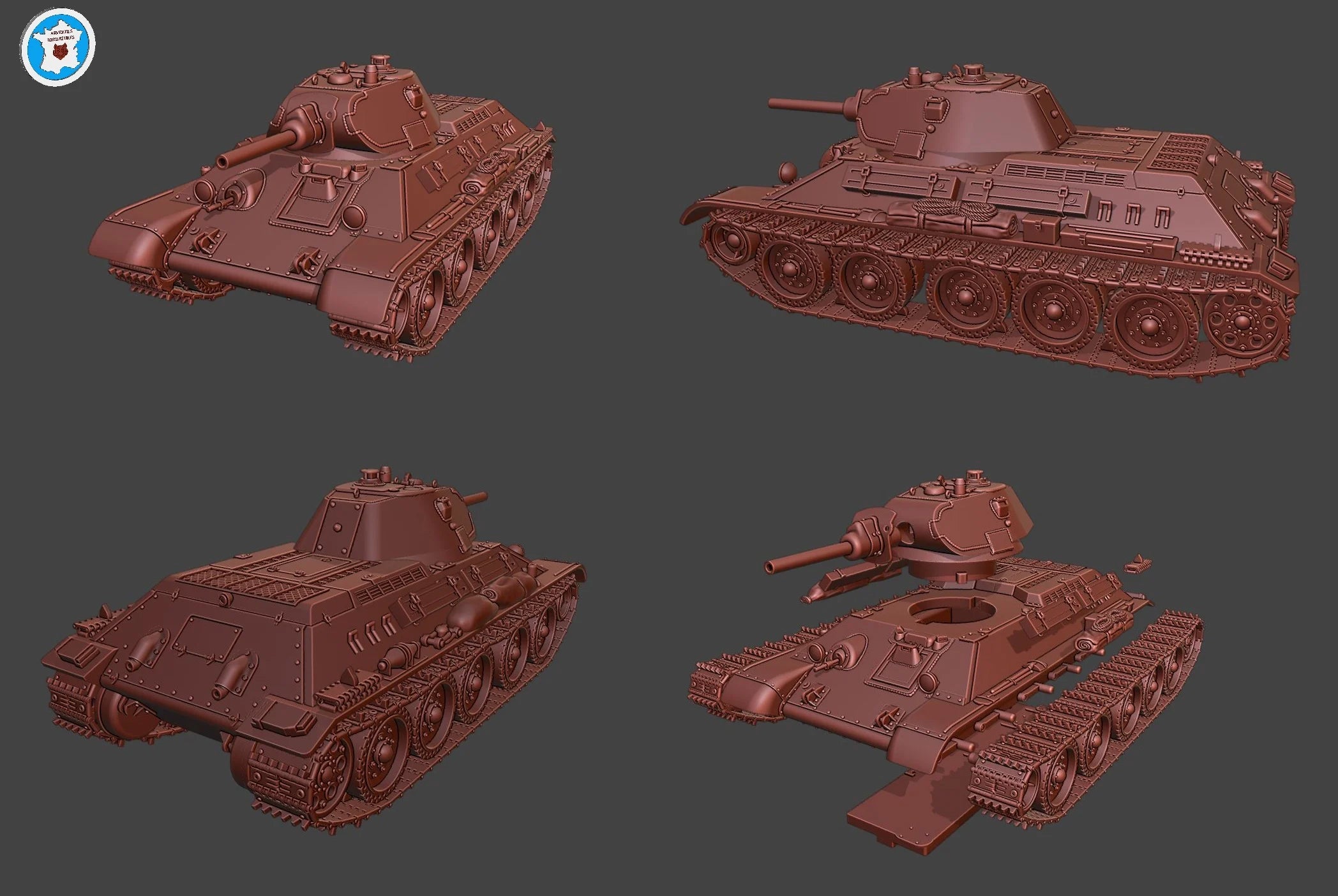 Arvernes T-34/76 m.1940/41 (Soviet, WW2)