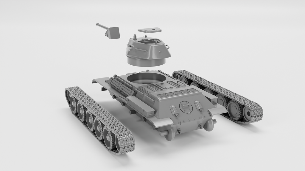 WG3D T-34/76 model 1941 (Soviet, WW2)