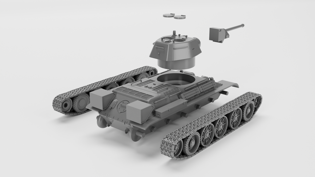 WG3D T-34/76 model 1942 (Soviet, WW2)