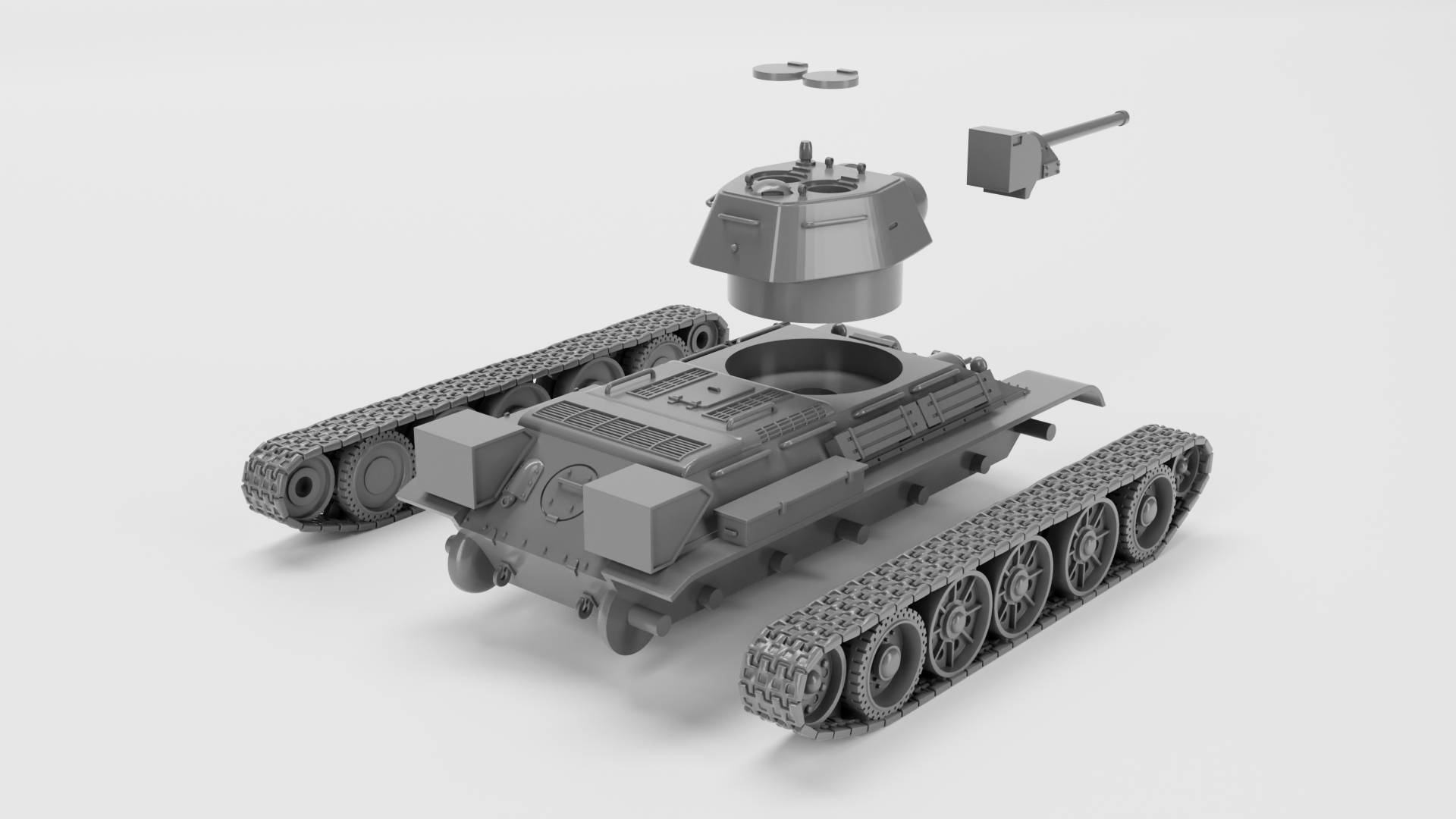 WG3D T-34/76 model 1942 (Soviet, WW2)