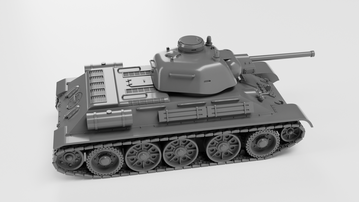 WG3D T-34/76 model 1943 (Soviet, WW2)