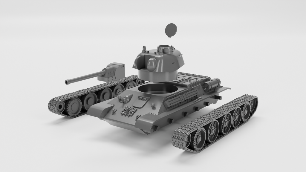 WG3D T-34/76 model 1943 (Soviet, WW2)