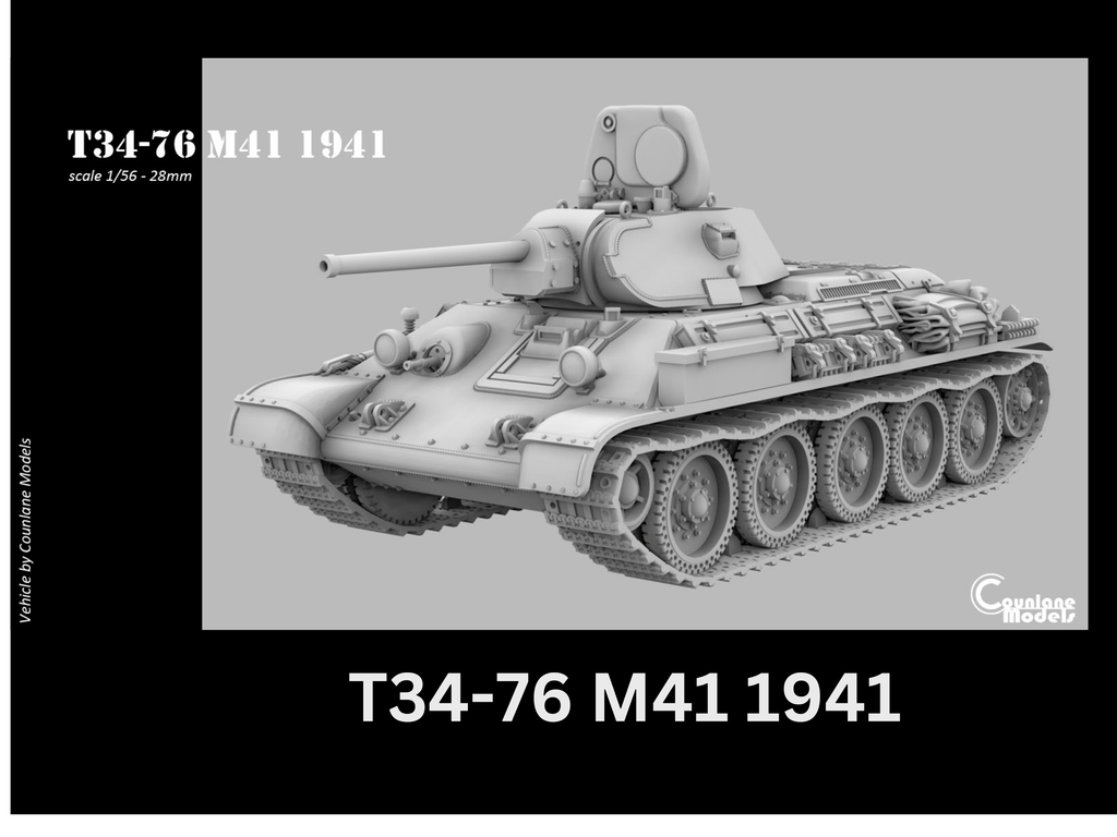 Counlane T34-76 M41 1941 (Soviet, WW2)