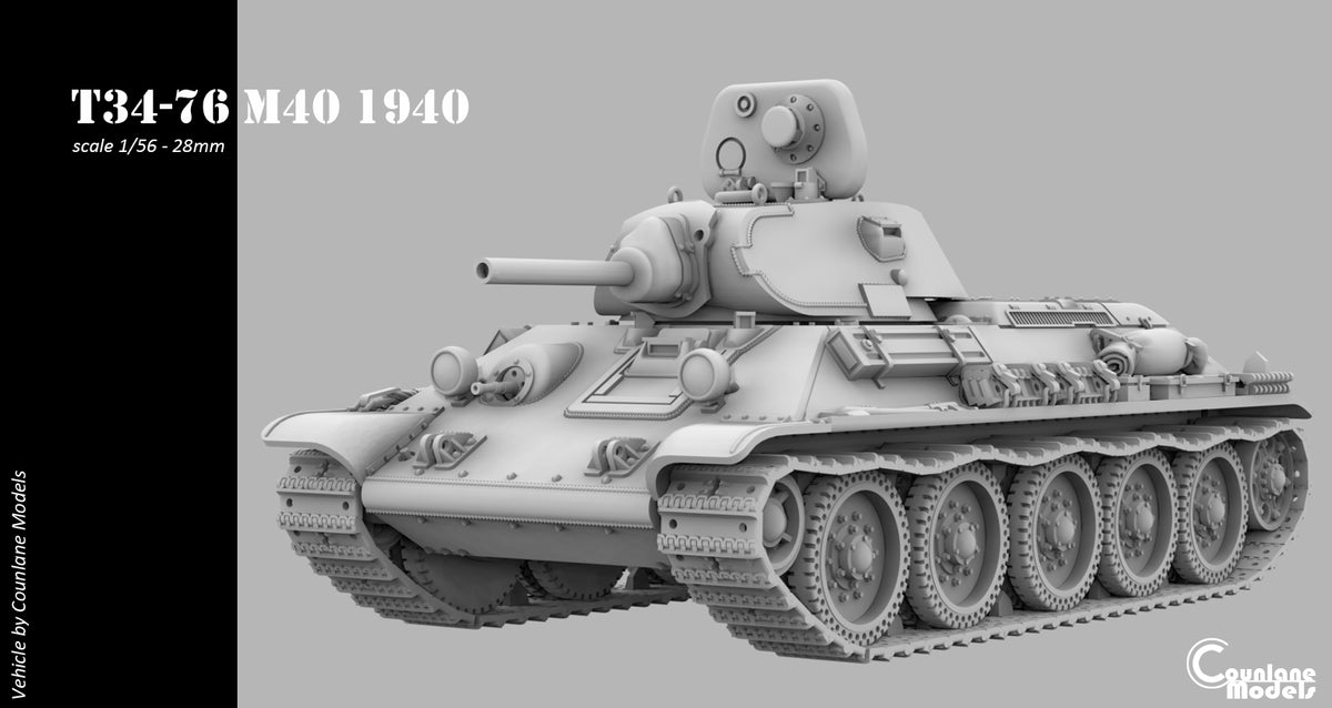 Counlane T34-76 M40 1940 (Soviet, WW2)