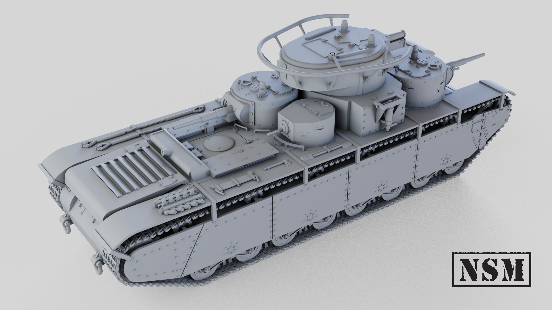 NSM T35A Heavy Tank - (Soviet, WW2)
