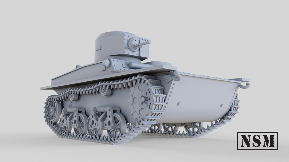 NSM T-37 Tankette - (Soviet, WW2)