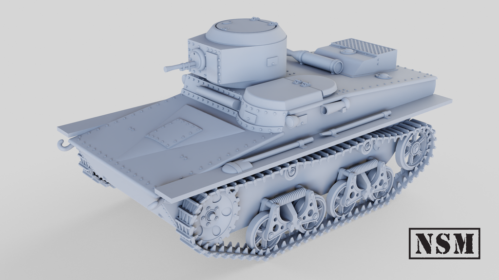 NSM T-37 Tankette - (Soviet, WW2)