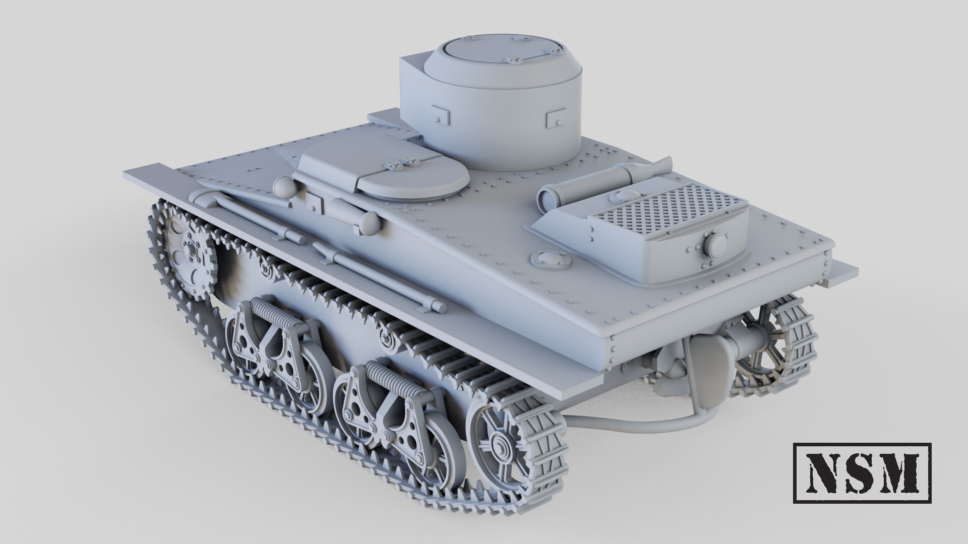 NSM T-37 Tankette - (Soviet, WW2)