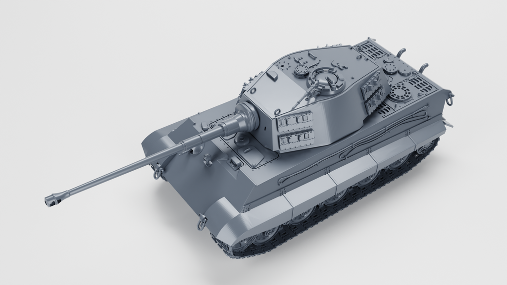 WG3D TIGER II Ausf B - Henschel Turret  (Germany, WW2)