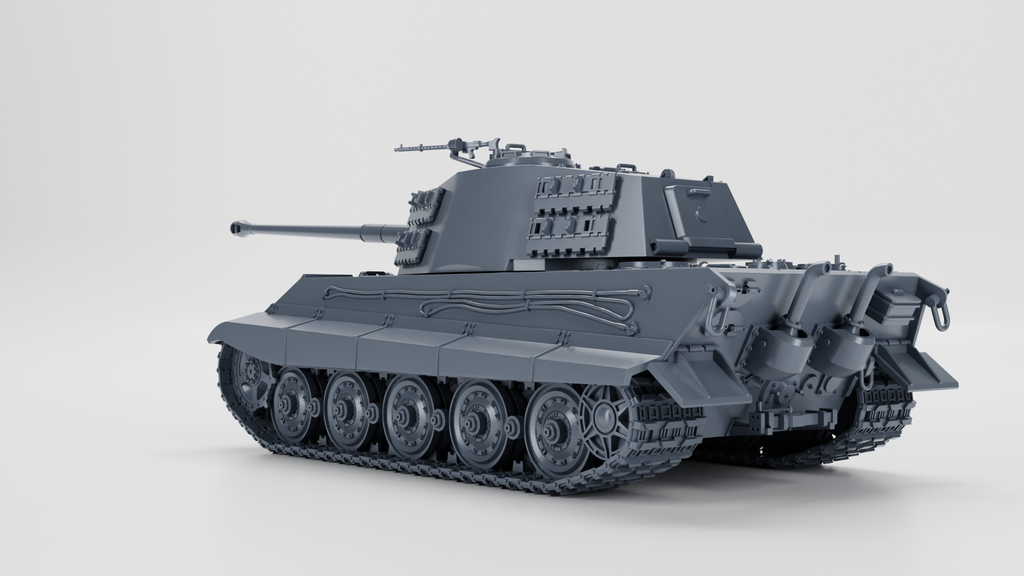 WG3D TIGER II Ausf B - Henschel Turret  (Germany, WW2)
