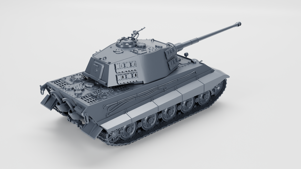 WG3D TIGER II Ausf B - Henschel Turret  (Germany, WW2)