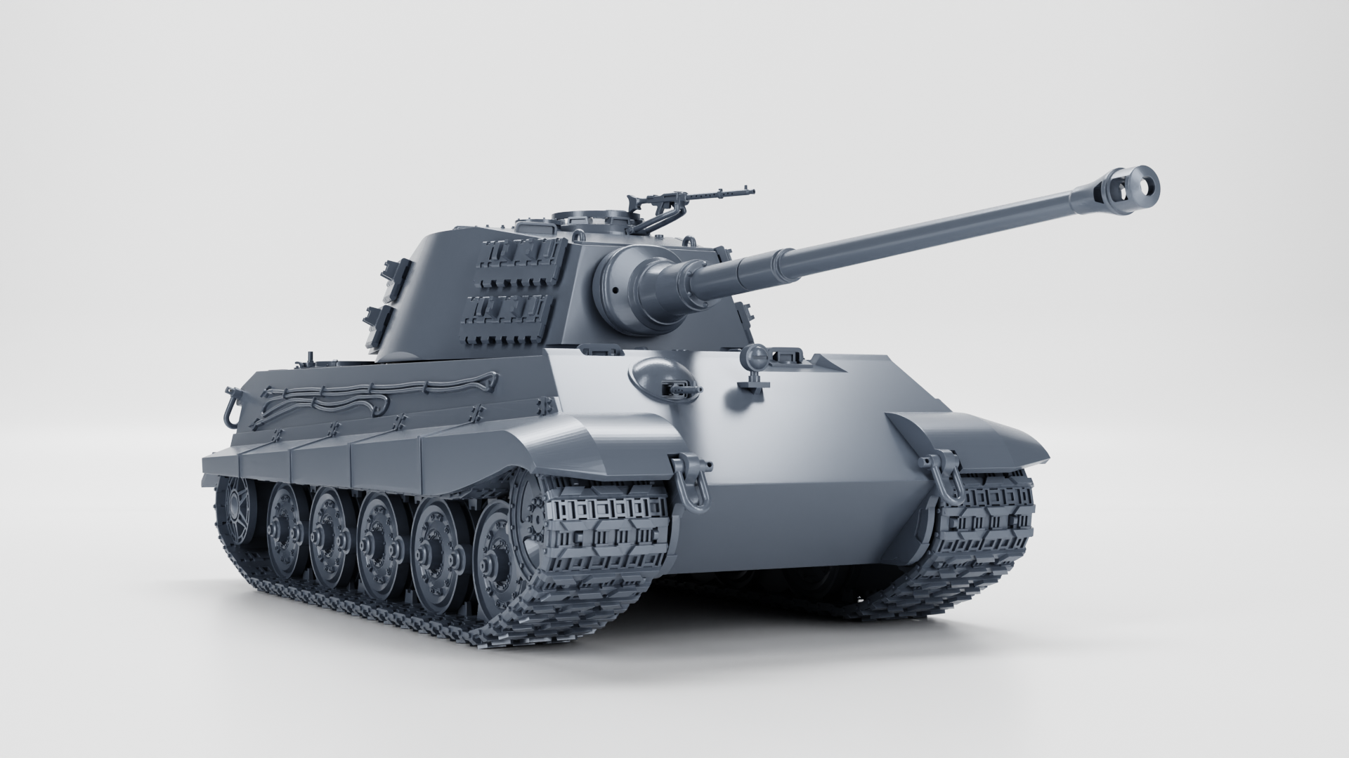 WG3D TIGER II Ausf B - Henschel Turret  (Germany, WW2)