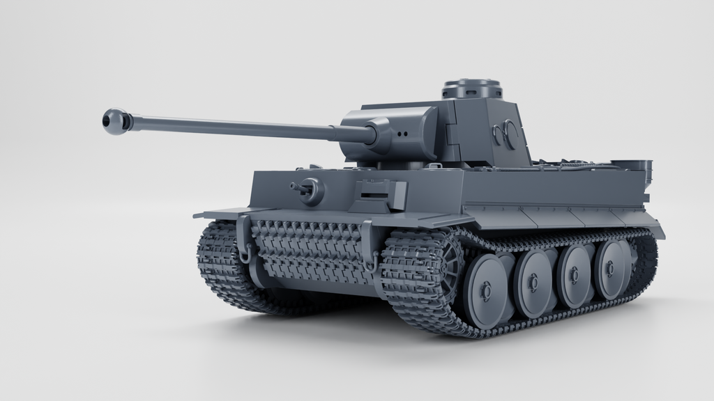 WG3D Tiger I - VK45.01(H2) with 7.5cm KwK L70  (Germany, WW2)