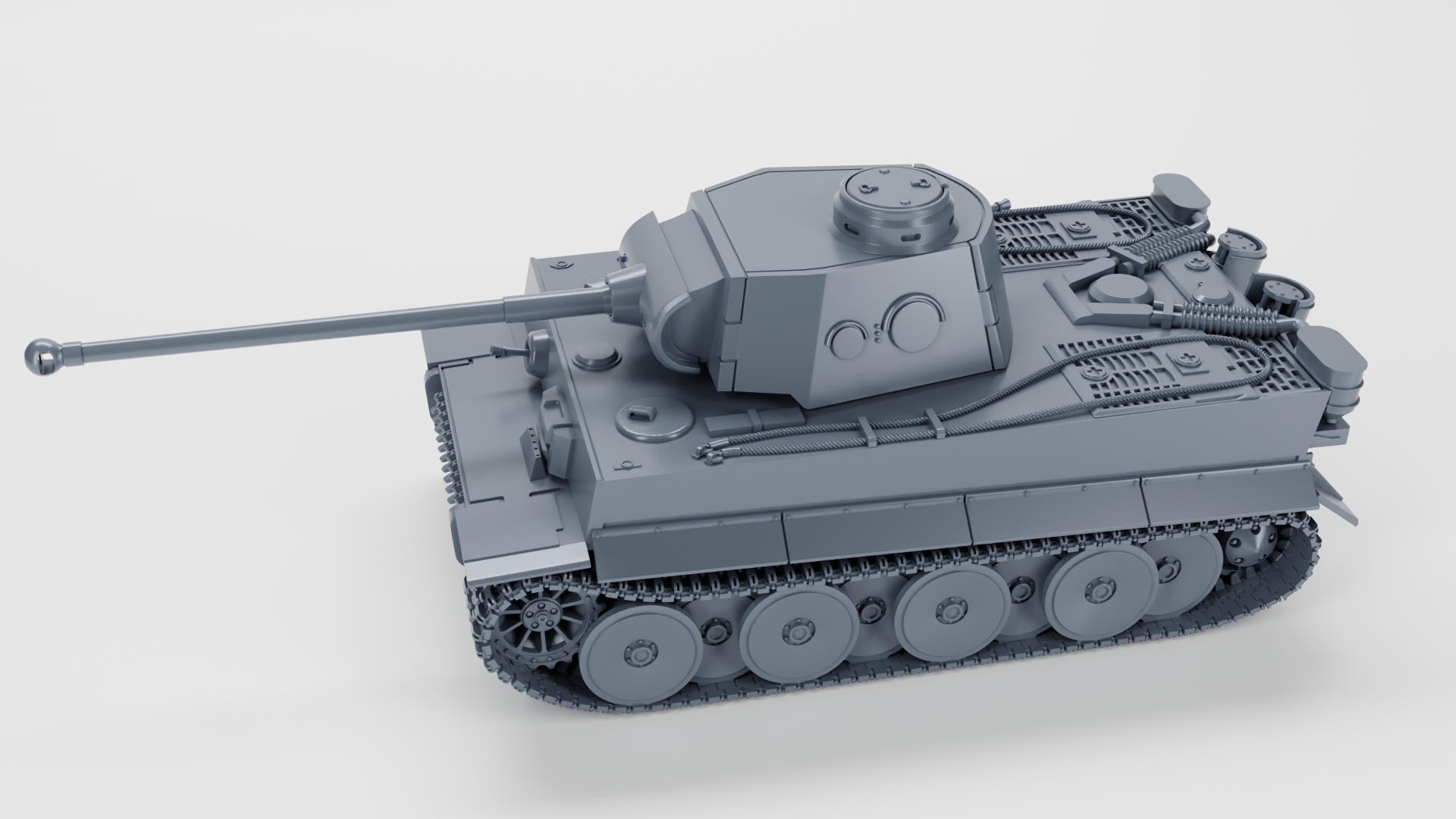 WG3D Tiger I - VK45.01(H2) with 7.5cm KwK L70  (Germany, WW2)