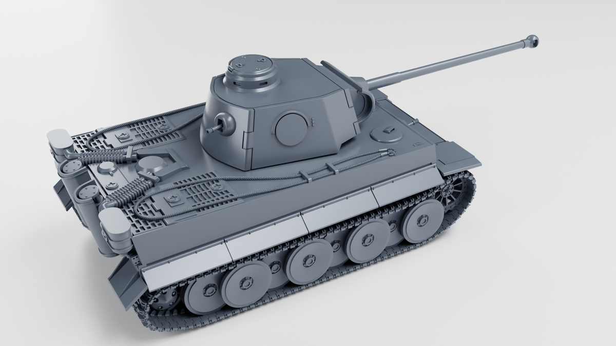 WG3D Tiger I - VK45.01(H2) with 7.5cm KwK L70  (Germany, WW2)
