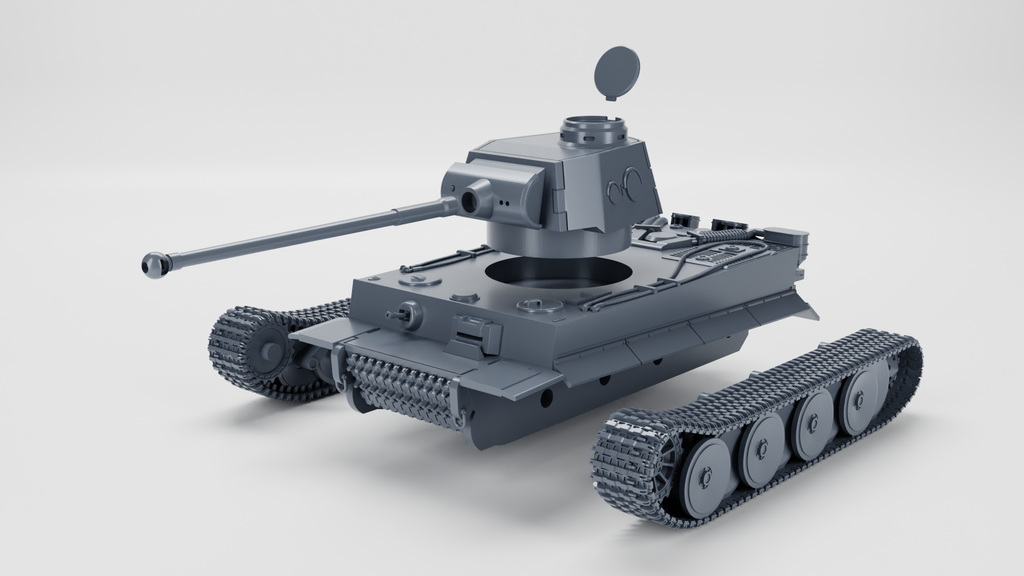 WG3D Tiger I - VK45.01(H2) with 7.5cm KwK L70  (Germany, WW2)