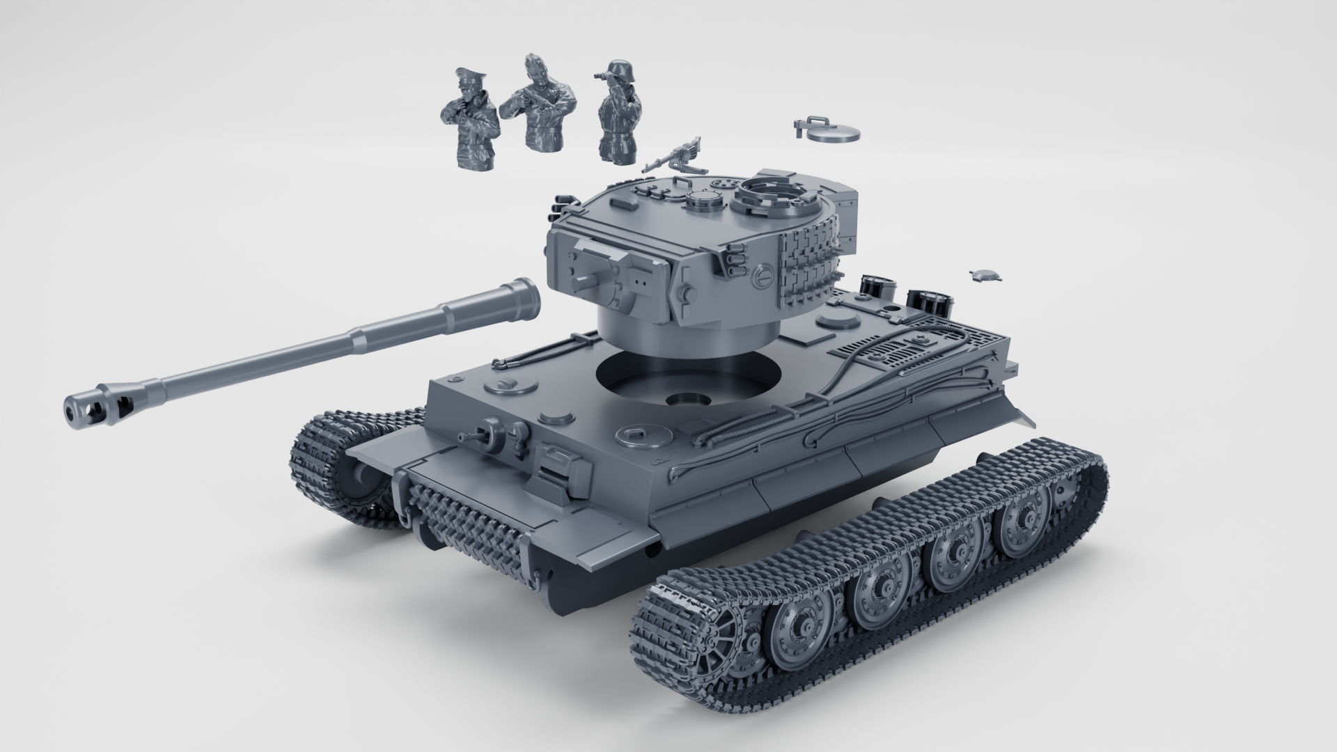 WG3D TIGER I Ausf E  (Germany, WW2)