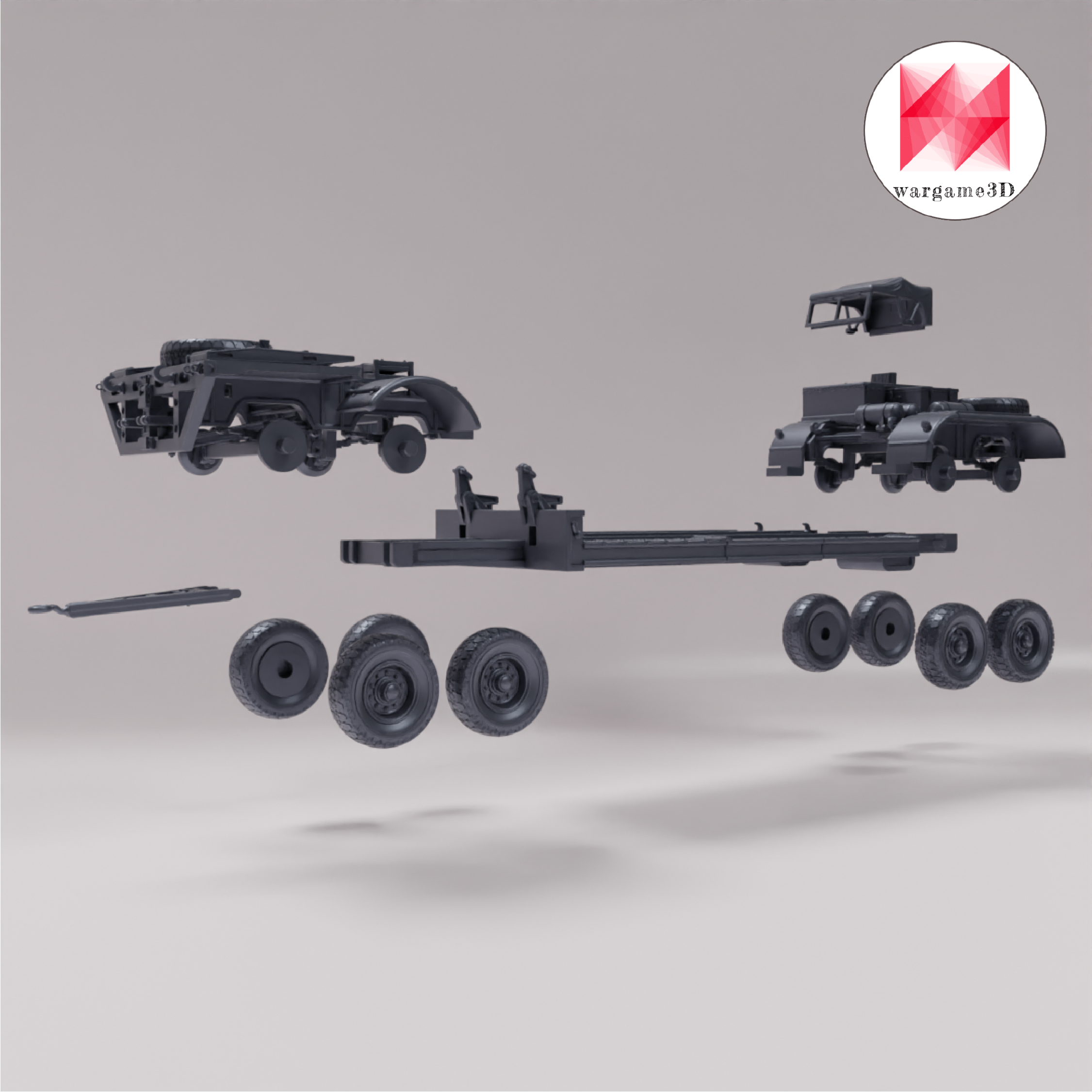 WG3D Trailer Sd.Anh.116 (Sonderanhänger 116) (Germany, WW2)