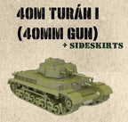 WG3D 40M Turan I (40mm gun) (Hungary, WW2)