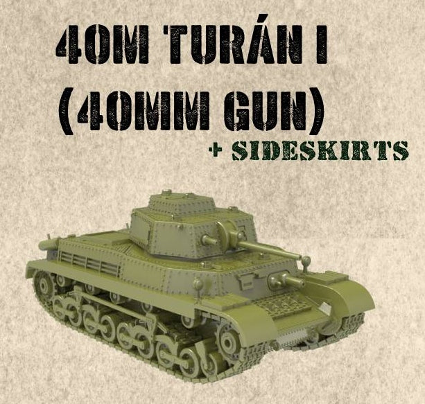 WG3D 40M Turan I (40mm gun) (Hungary, WW2)