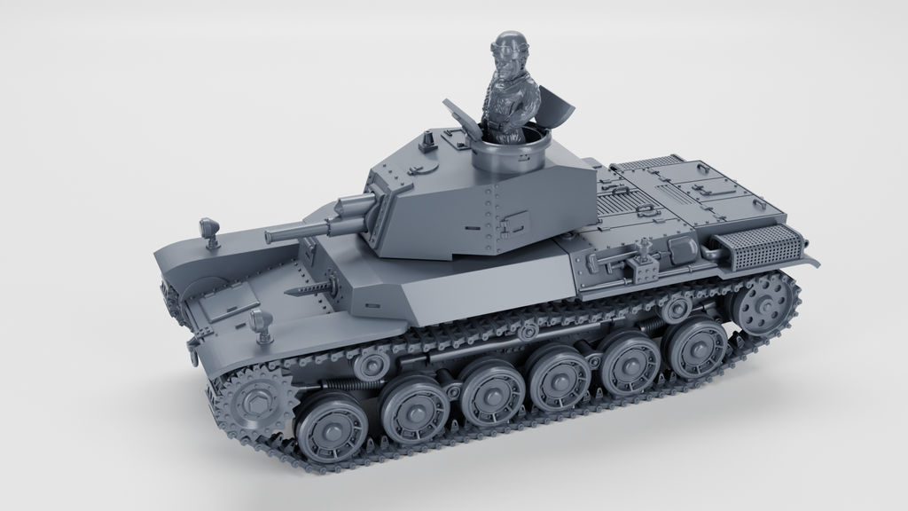 WG3D Type 2 Ho-I Medium Tank (JAPAN, WW2)