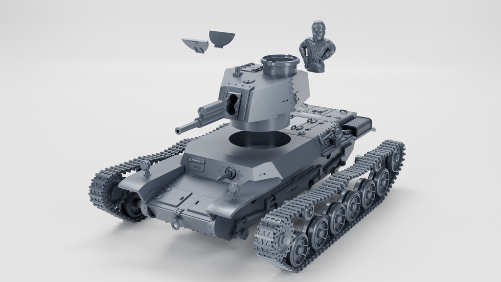 WG3D Type 2 Ho-I Medium Tank (JAPAN, WW2)
