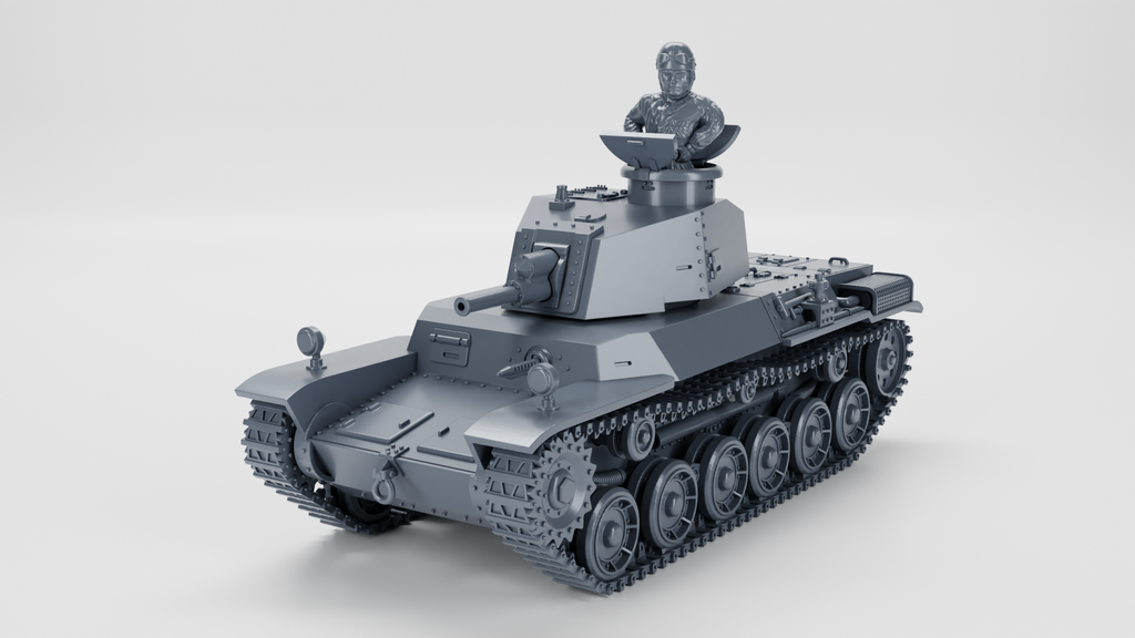 WG3D Type 2 Ho-I Medium Tank (JAPAN, WW2)