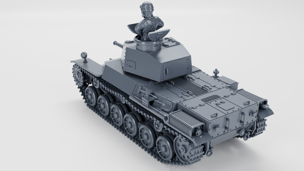 WG3D Type 2 Ho-I Medium Tank (JAPAN, WW2)