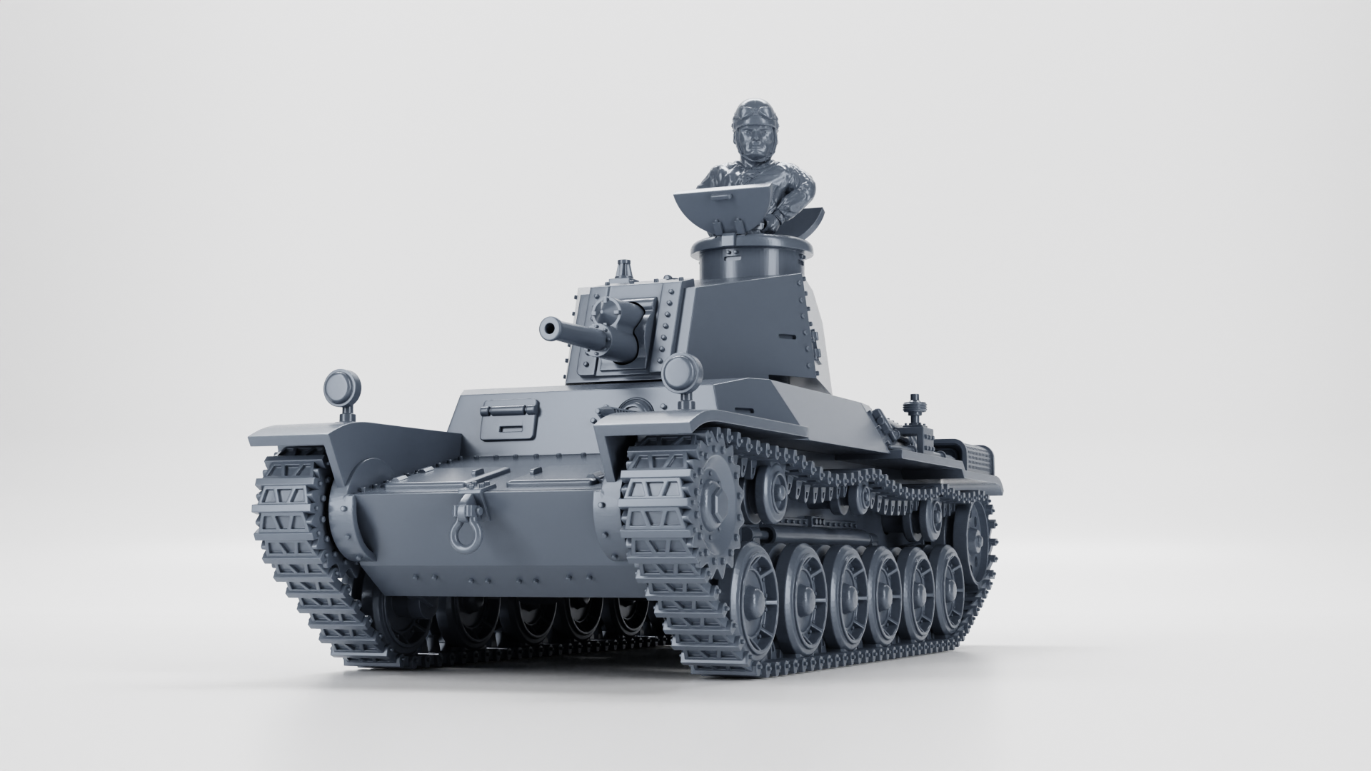 WG3D Type 2 Ho-I Medium Tank (JAPAN, WW2)