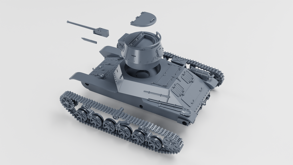 WG3D Type 2 Ke-To Light Tank (JAPAN, WW2)