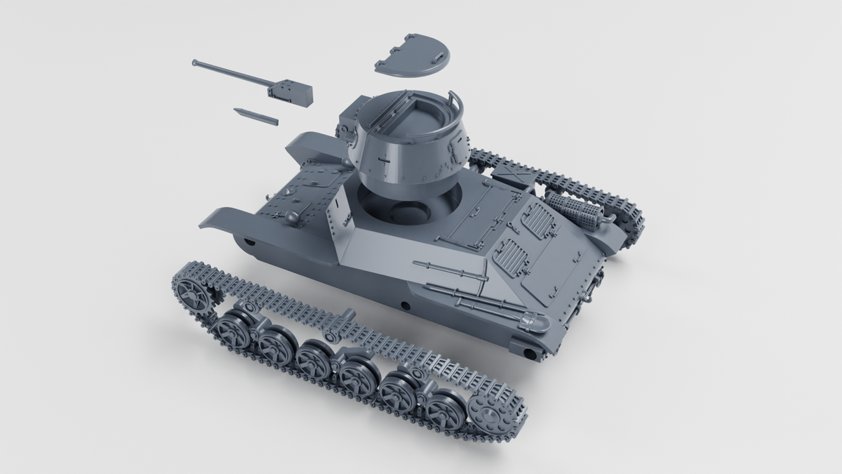 WG3D Type 2 Ke-To Light Tank (JAPAN, WW2)