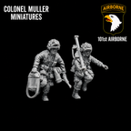 Col. Muller US AIRBORNE BAZOOKA TEAM ON THE MOVE