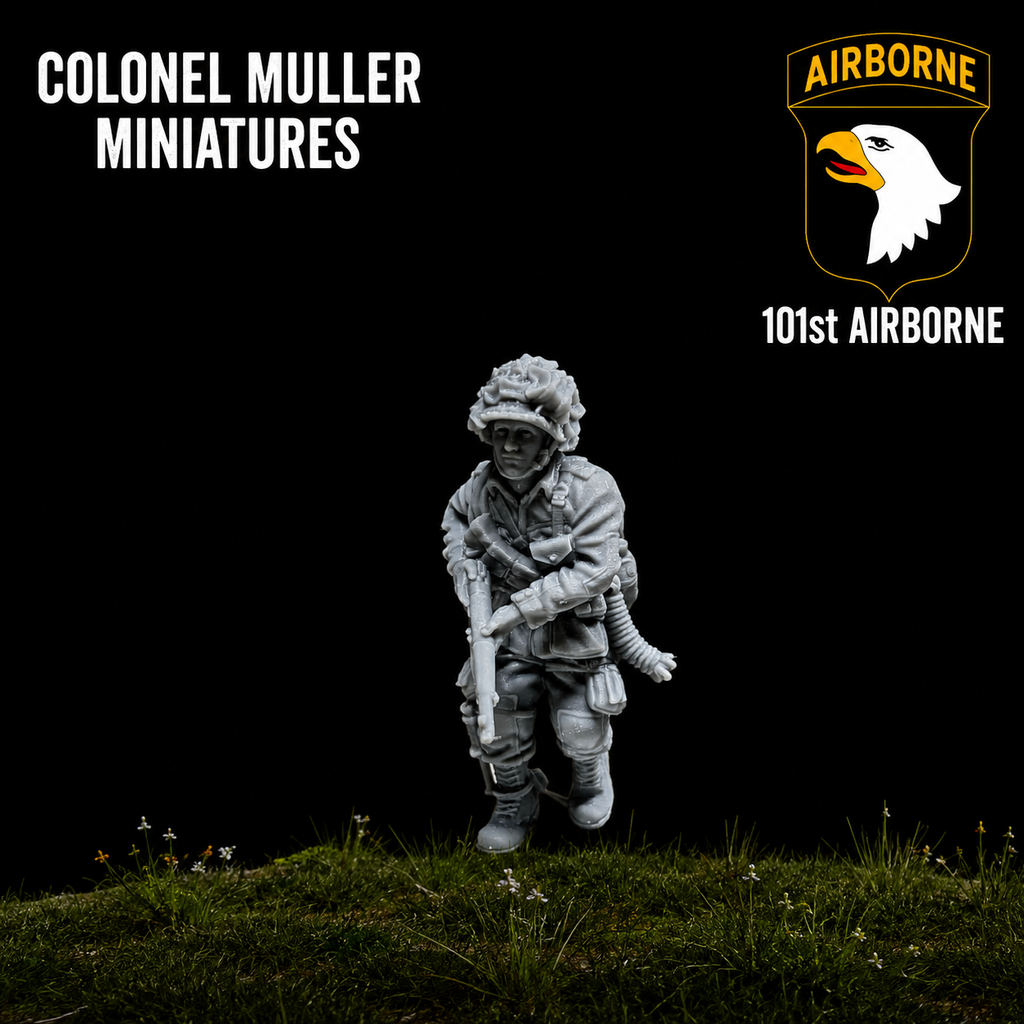 Col. Muller US Airborne Bouncing Rifleman