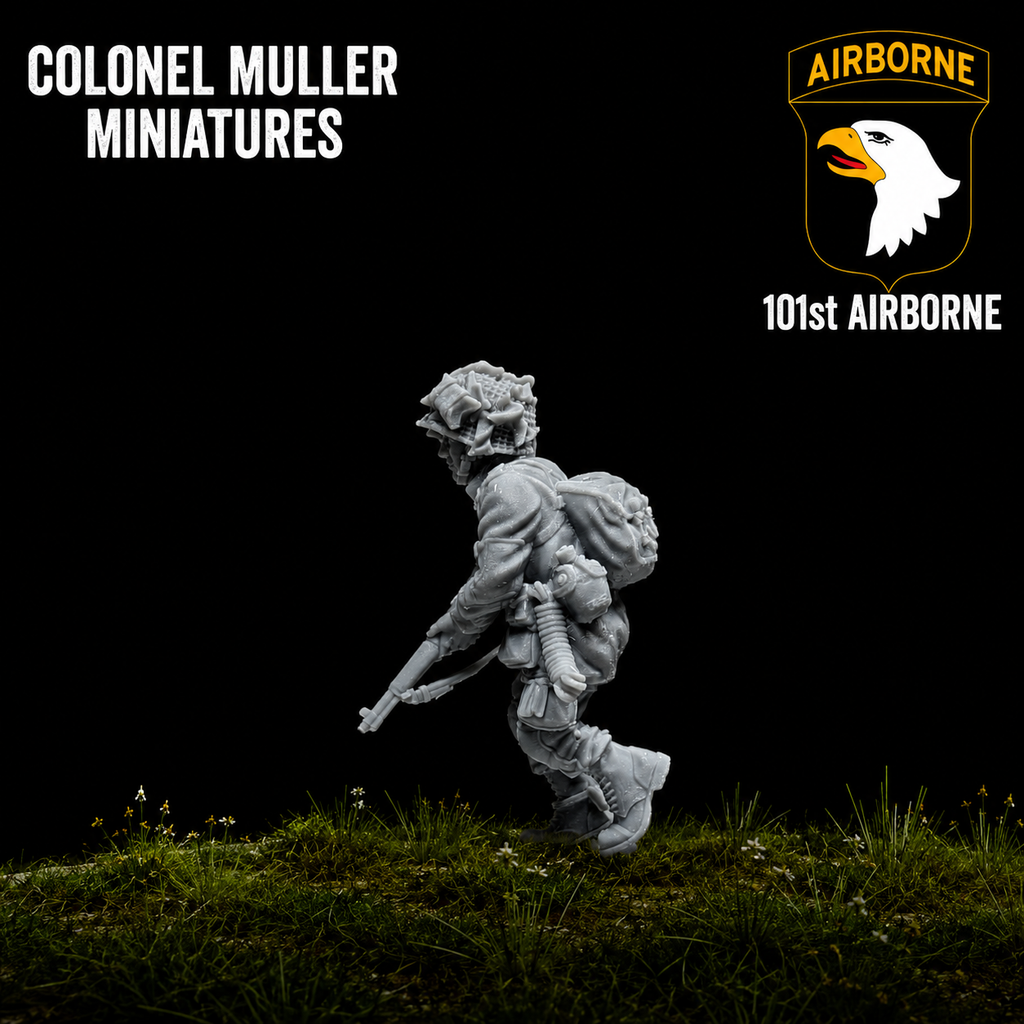 Col. Muller US Airborne Bouncing Rifleman