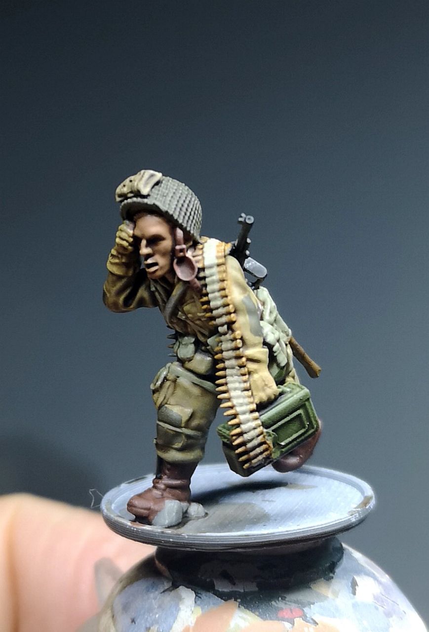 Col. Muller US Airborne LMG Team 1