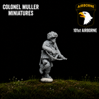 Col. Muller US Airborne Running SMG