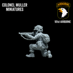 Col. Muller US AIRBORNE SMG FIRING JACK