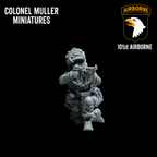 Col. Muller US AIRBORNE SMG FIRING JACK