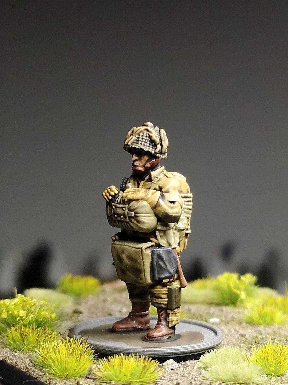 Col. Muller US Airborne paratrooper Ready To Jump