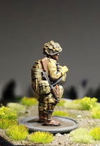 Col. Muller US Airborne paratrooper Ready To Jump