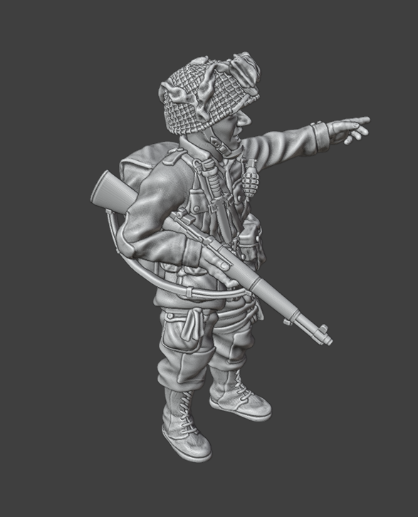 Col. Muller US Airborne NCO Indicating