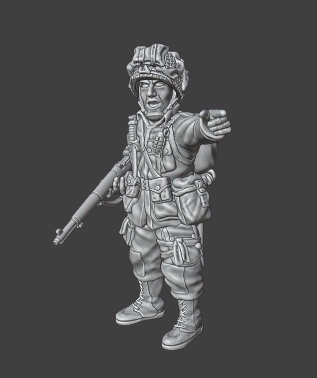 Col. Muller US Airborne NCO Indicating
