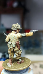 Col. Muller US  Officer w/ Colt 45 & M1 Carbine