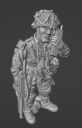 Col. Muller US Officer w/ Walkie Talkie SCR-536
