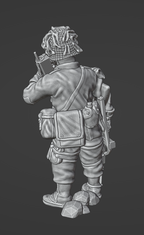Col. Muller US Officer w/ Walkie Talkie SCR-536